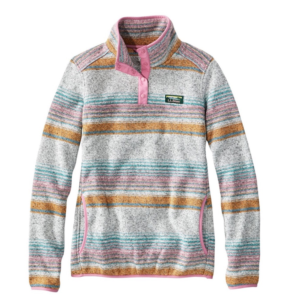 L.L. Bean Sweater Fleece Pullover size M Reg